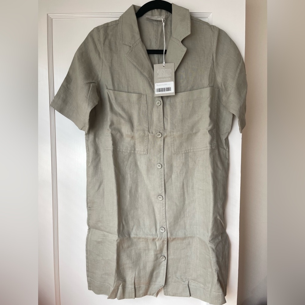 The Linen Shirt Dress